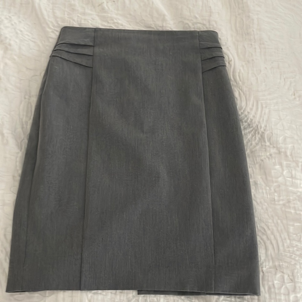 Gray Pencil Skirt, Size 2